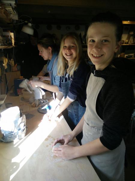 cool project op bezoek bij de pottenbakster 