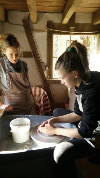cool project op bezoek bij de pottenbakster 