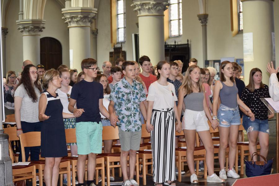 Zendingsviering in de kerk 