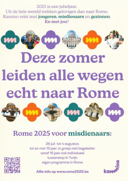 Kamino naar Rome met misdienaars - Jubeljaar 2025 © Kamino