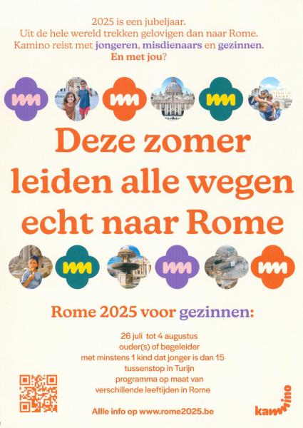 Kamino naar Rome met gezinnen - Jubeljaar 2025 © Kamino