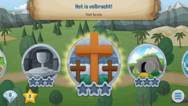 Er zijn ruim 30 verhalen beschikbaar uit Oud en Nieuw Testament.