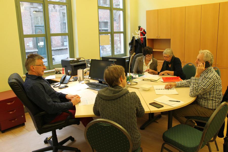 nieuw secretariaat parochie in Gent centrum 