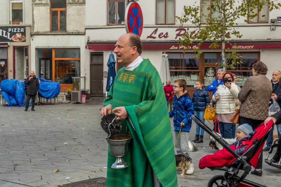 Sint-Hubertusviering met dierenzegening © Frans Verwerft