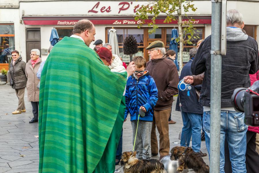 Sint-Hubertusviering met dierenzegening © Frans Verwerft