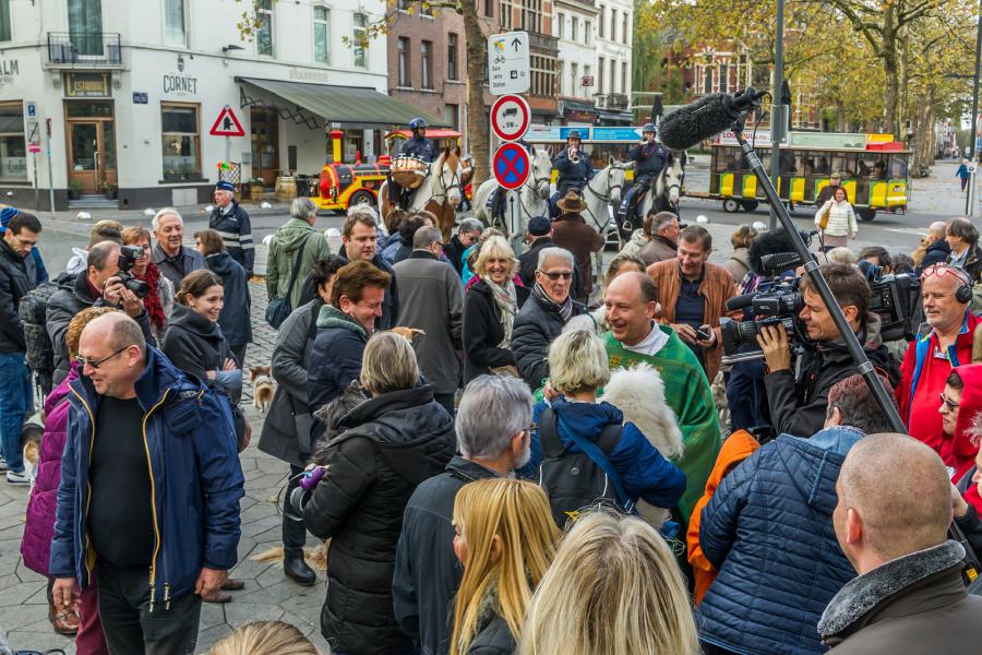 Sint-Hubertusviering met dierenzegening © Frans Verwerft