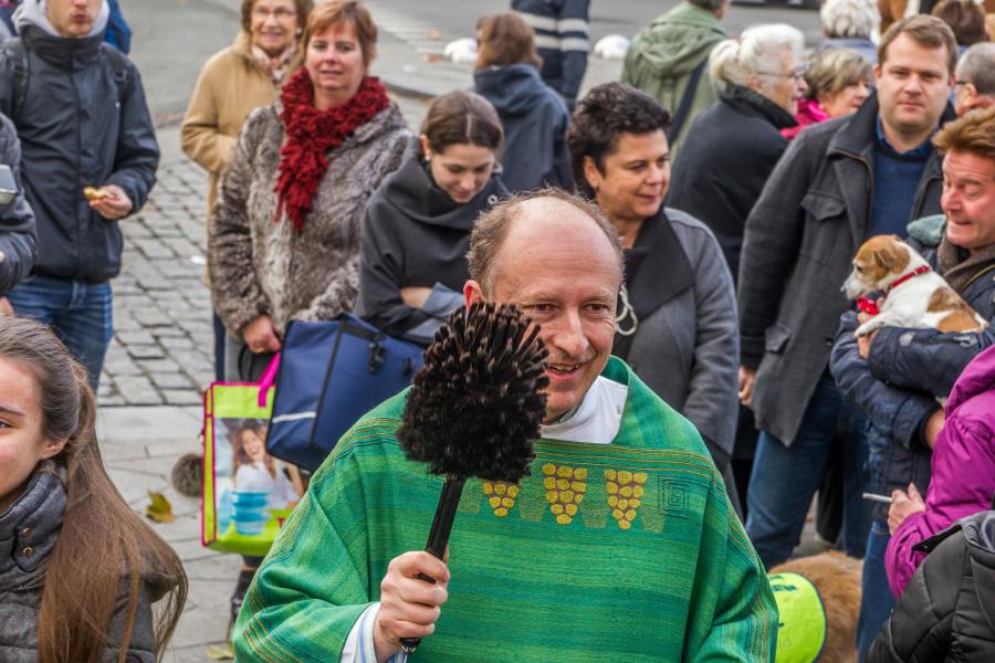 Sint-Hubertusviering met dierenzegening © Frans Verwerft