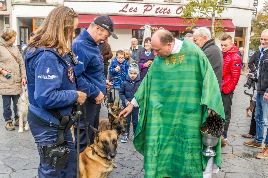 Sint-Hubertusviering met dierenzegening © Frans Verwerft