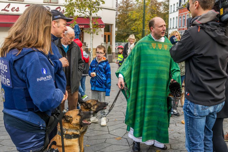 Sint-Hubertusviering met dierenzegening © Frans Verwerft