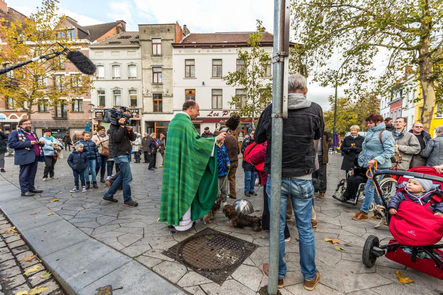 Sint-Hubertusviering met dierenzegening © Frans Verwerft