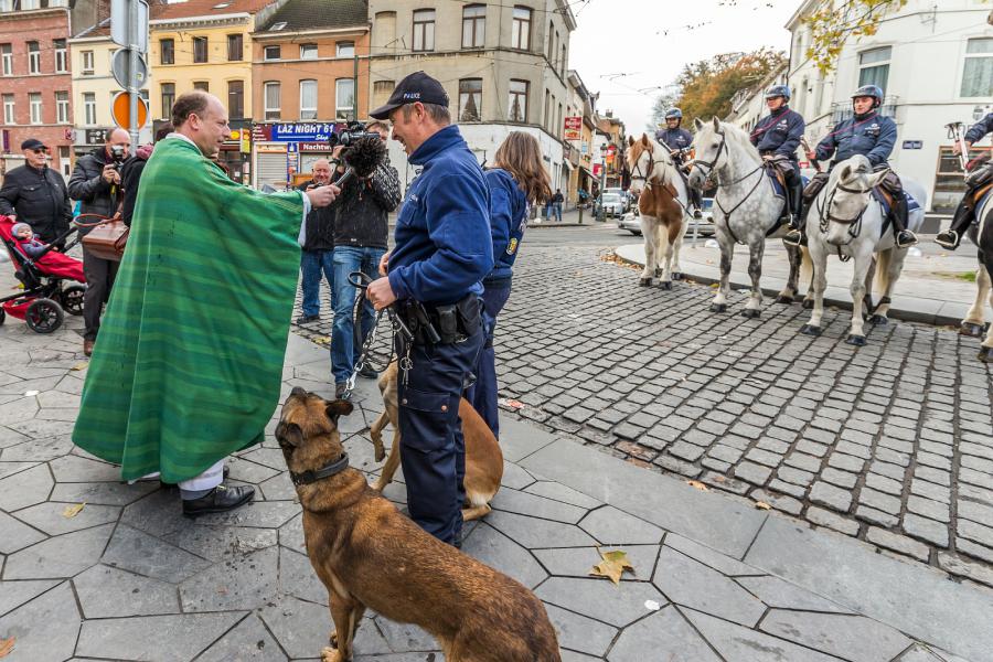 Sint-Hubertusviering met dierenzegening © Frans Verwerft