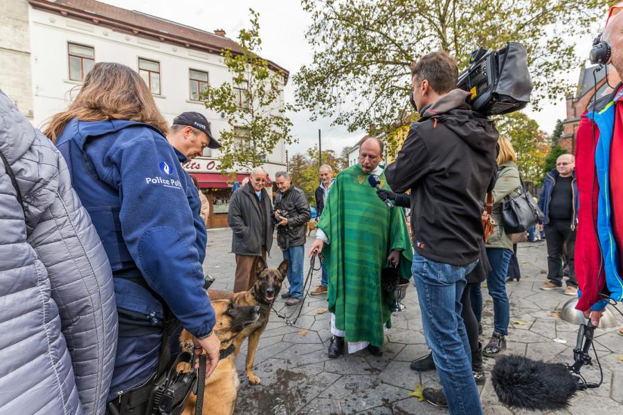 Sint-Hubertusviering met dierenzegening © Frans Verwerft