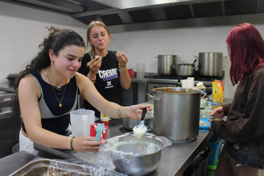 En 's avonds is het nog smullen geblazen © RvH