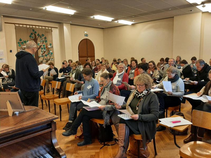 De parochieassistenten en pastorale medewerkers 