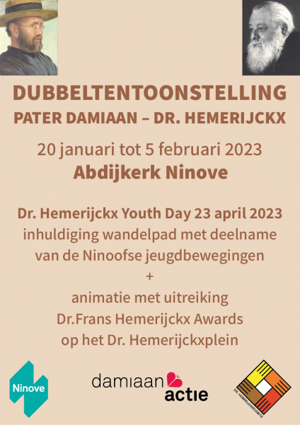 Dubbeltentoonstelling Pater Damiaan - Dr. Hemerijckx © Stad Ninove - Dr. Hemerijckxcomité - Damiaanactie