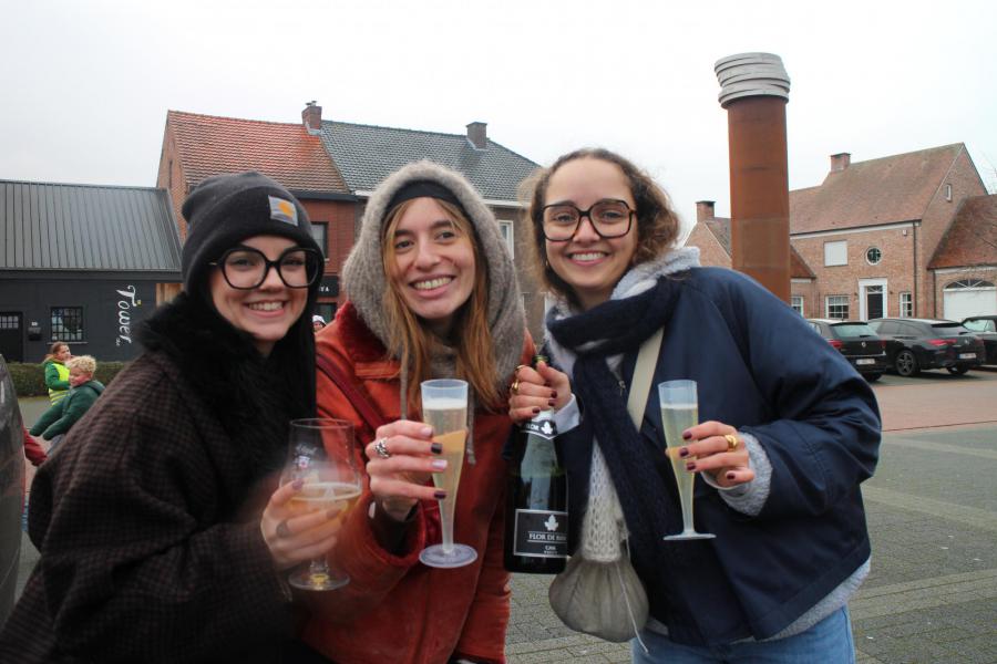 We klinken op het nieuwe jaar © RvH