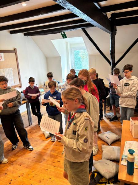 Eerste bijeenkomst van de vormselcatechese in Meldert 2024 