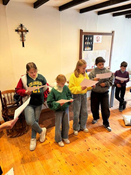 Eerste bijeenkomst van de vormselcatechese in Meldert 2024 