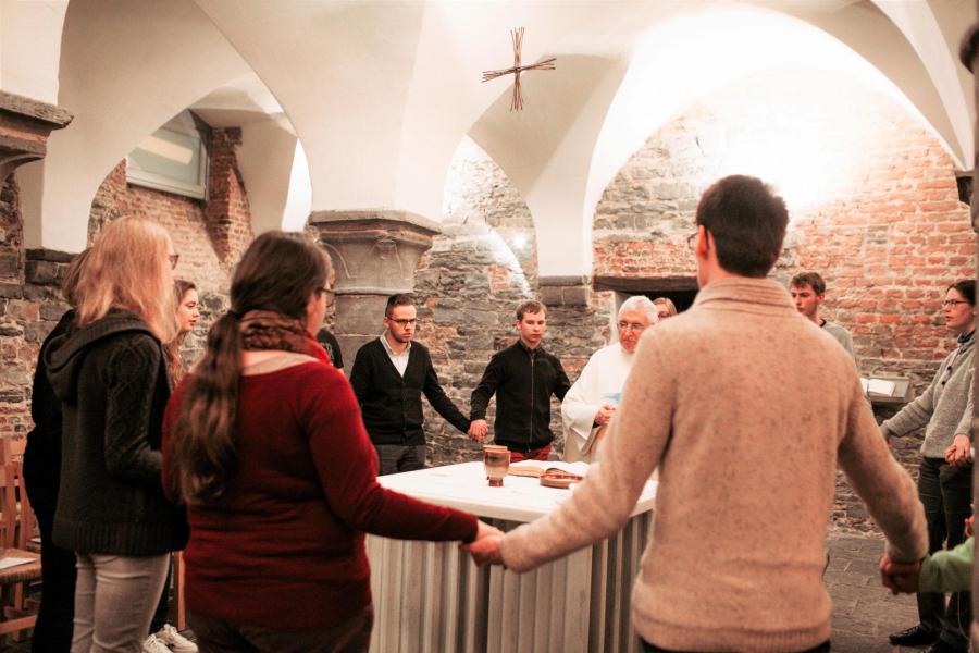 Weekly Mass for students and young professionals © IJD Gent, photo: Laura Vleugels Photography