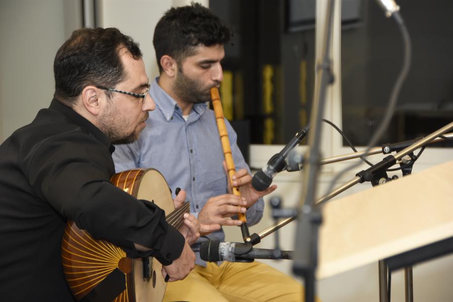Syrische muzikanten van WAJD © Maîtrise
