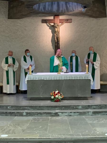Eucharistieviering op de slotdag © Bedevaarten bisdom Gent, foto: Jonathan Beyaert 