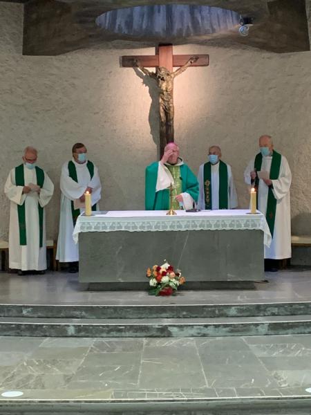 Eucharistieviering op de slotdag © Bedevaarten bisdom Gent, foto: Jonathan Beyaert 