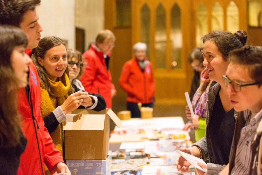 Onthaal in de kathedraal. © Koen Van den Bossche