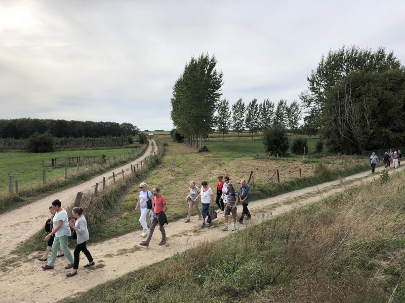De Wegom in volle stappende en biddende actie.  © Alexander Vandaele