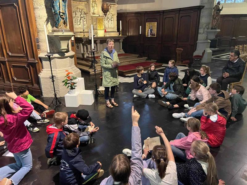 We worden stil en luisteren naar elkaar! © PE Sint-Jakob TPD