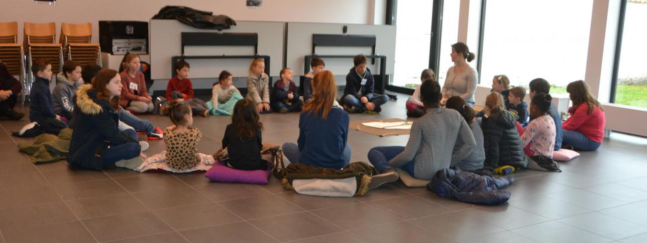 Godly Play is een vernieuwende en diepgewortelde verkenning van het christelijk geloof met kinderen.  © Lud Dewaele