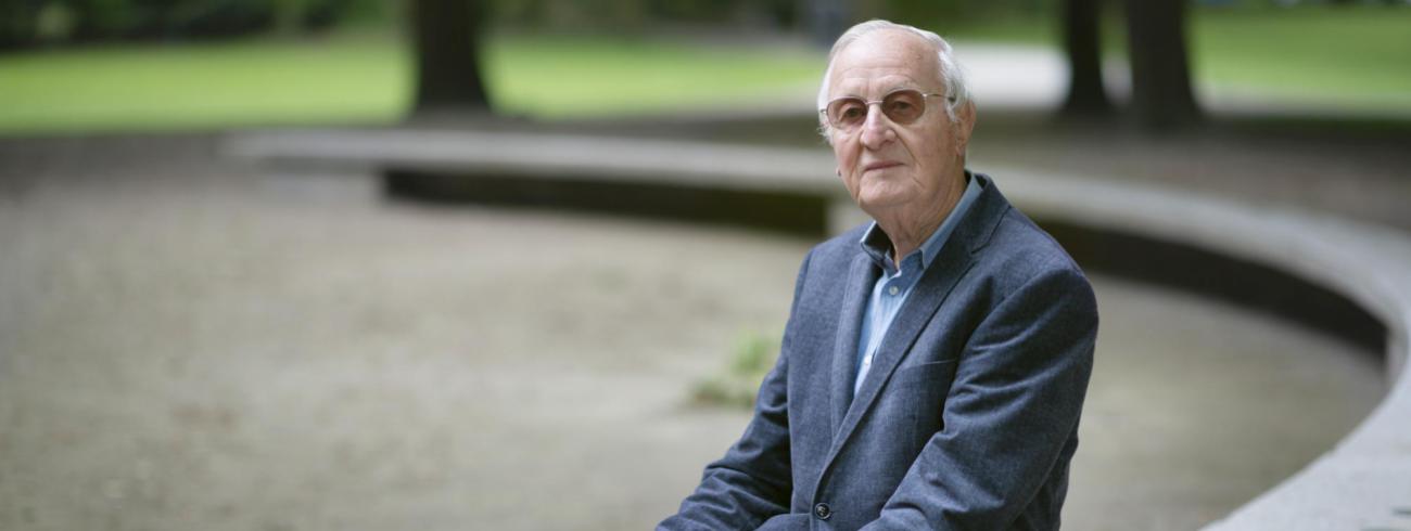 “Het idee van een verenigd Europa ging niet alleen om vrede, maar ook om het behoud van het westerse kapitalisme, zij het een beetje milder en socialer”, stelt Piet Lambrecht. © Ilse Prinsen