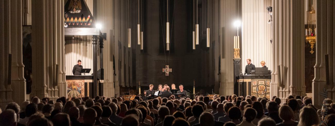 Currende bezingt de Maria Maris Stella met composities van onder meer Josquin Des Prez, Thomas Crecquillon en Adriaan Willaert  © Alidoor Dellafaille 