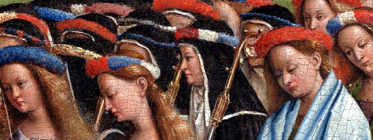 Detail uit het Lam Gods.   © rr