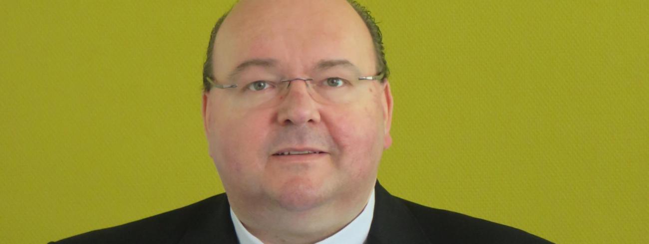 Bert Vanderhaegen, hoofdaalmoezenier van het UZ Gent © evl