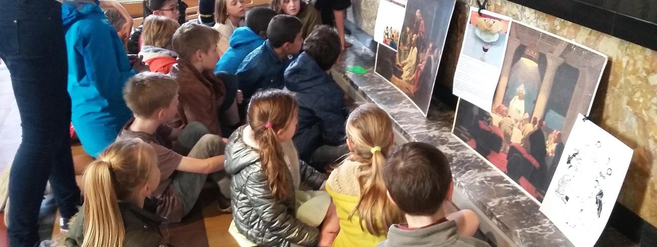 De Rozenkransschool viert Pasen © GV
