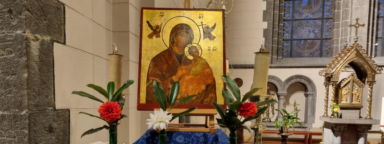 Maria - O.L.-Vrouw van Bijstand - icoon  © Hilde Claes