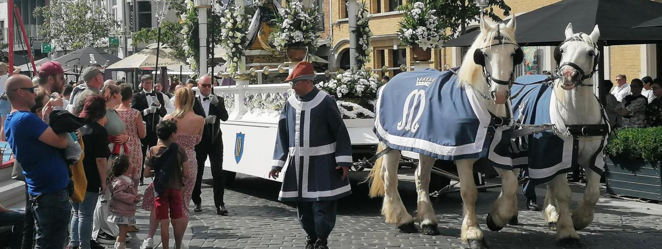 De Mariaommegang van 2023 in Poperinge 