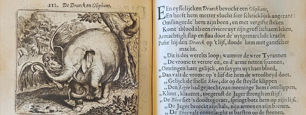 Draeck en oliphant 
