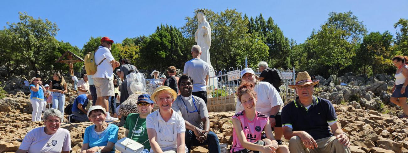 Bij Maria van Medjugorje © LKZ Nederland