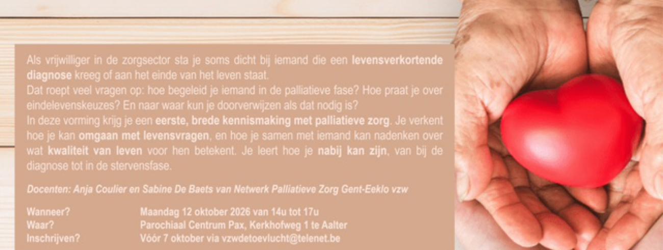 2026 Vorming vrijwilligers - palliatieve zorg def.jpg © vzw De Toevlucht