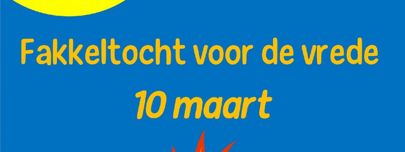 Fakkeltocht voor de vrede 