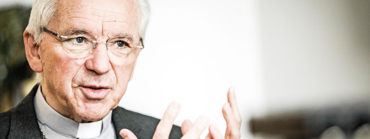 “Als de situatie van de Kerk beoordeeld wordt met criteria van de jaren 1950, dan lijkt alles inderdaad op achteruitgang”, beaamt Jozef De Kesel. © Emy Elleboog