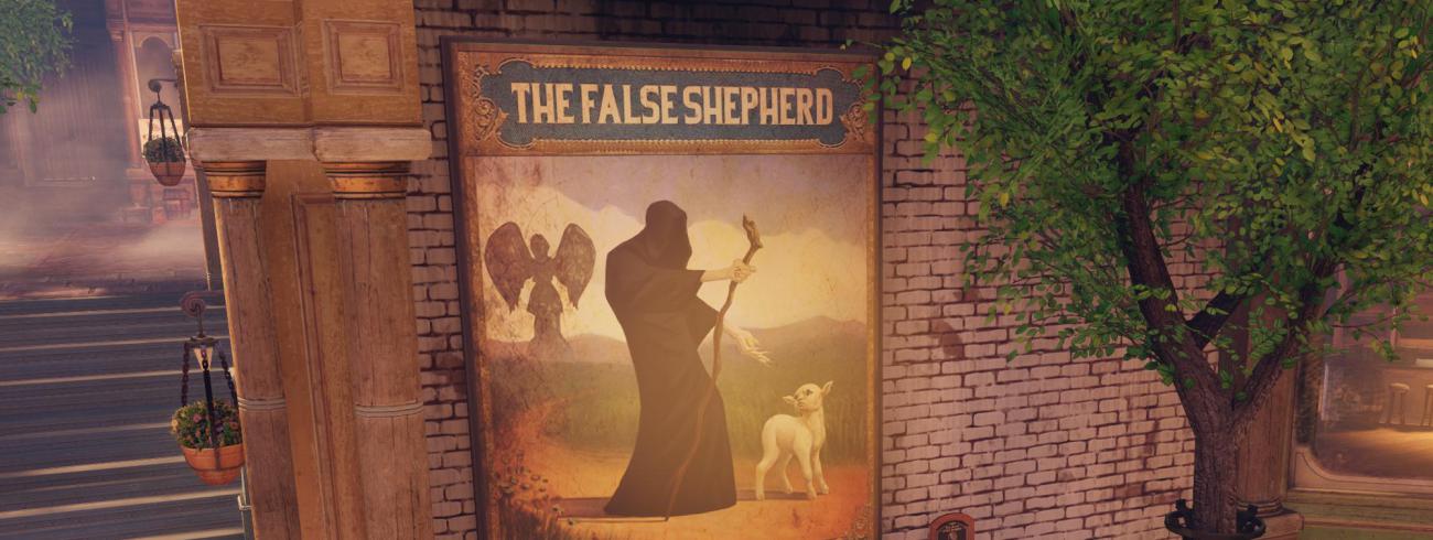 'In games als BioShock Infinite speelt het religieuze een belangrijke rol in de spelervaring', zegt Lars de Wildt  © rr