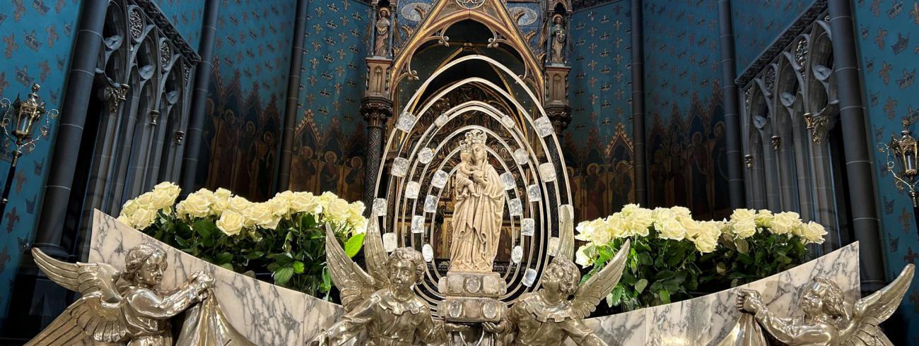 Miraculeus beeld Onze-Lieve-Vrouw van Dadizele © kerk in Moorslede