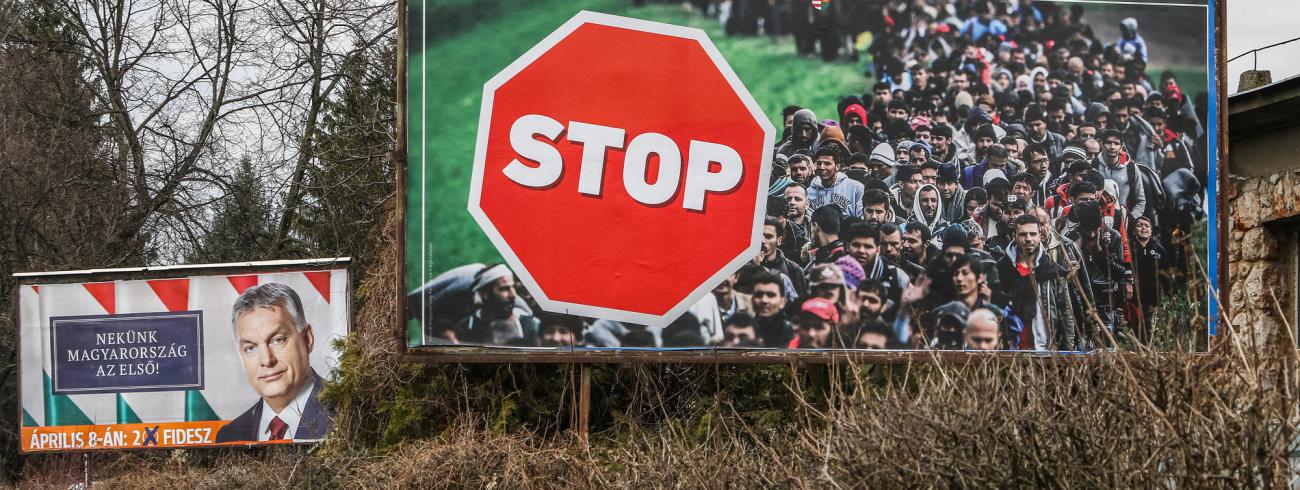 Volgens Viktor Orbán is migratie “een Trojaans paard voor terrorisme”,  ook al leven er praktisch geen migranten in Hongarije. © rr