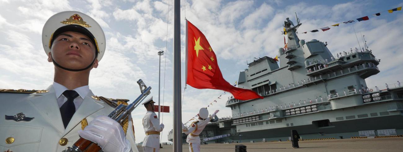 Het vliegdekschip Shandong staat symbool voor de technische evolutie van het moderne China.  © Xinhua
