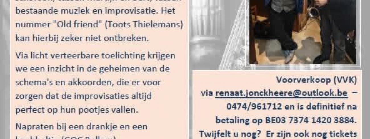 Concert Davidsfonds Bellem 27/06/2026 © Davidsfonds Bellem