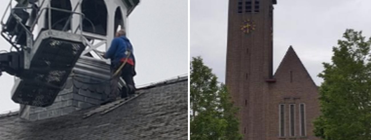 Aalter Brug en St-Maria-Aalter © Servaas Van Maldergem (collage)