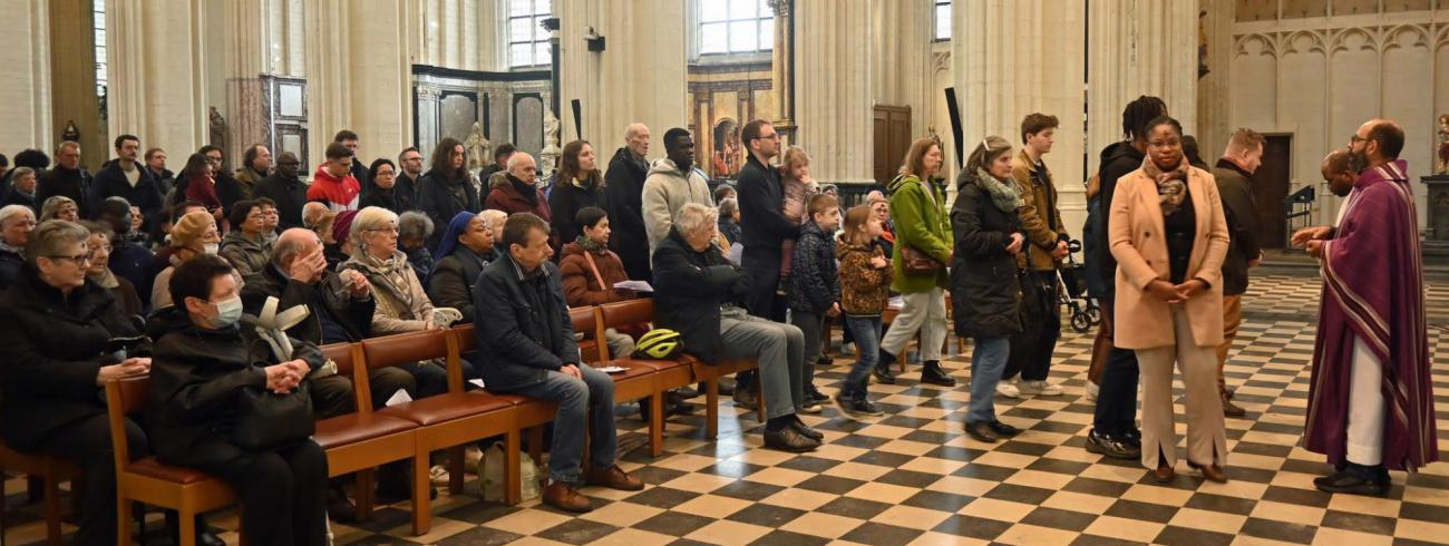 Aswoensdag in Sint Pieter 2024 © Pastorale zone Leuven aan de Dijle