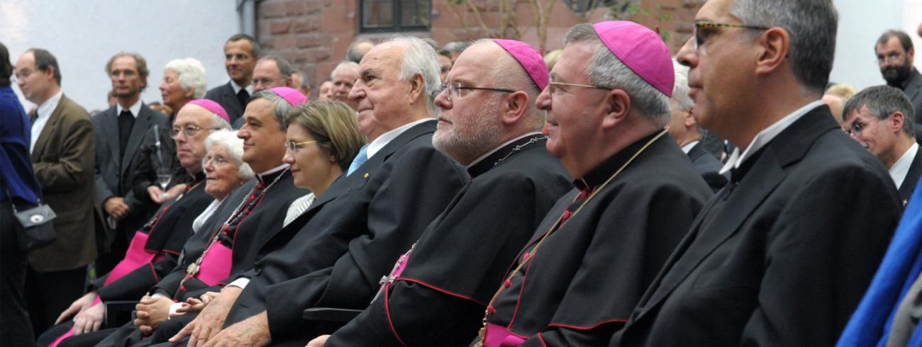 Bondsanselier Helmut Köhl met de Duitse bisschoppen © Bisdom Speyer